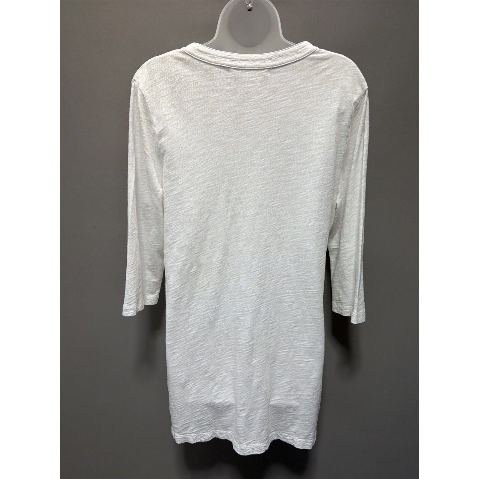 Peruvian Connection Womens Shirt L White Tunic Cotton Soft Capsule Casual