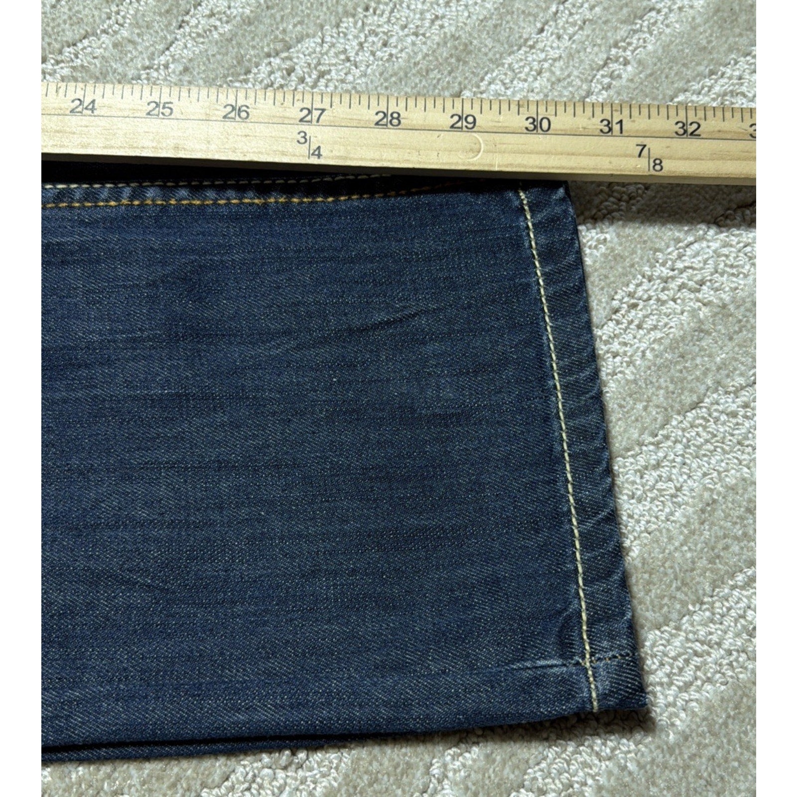 mens ANTIQUE RIVET Selvedge Bootcut jeans size 29x30 NWT!!