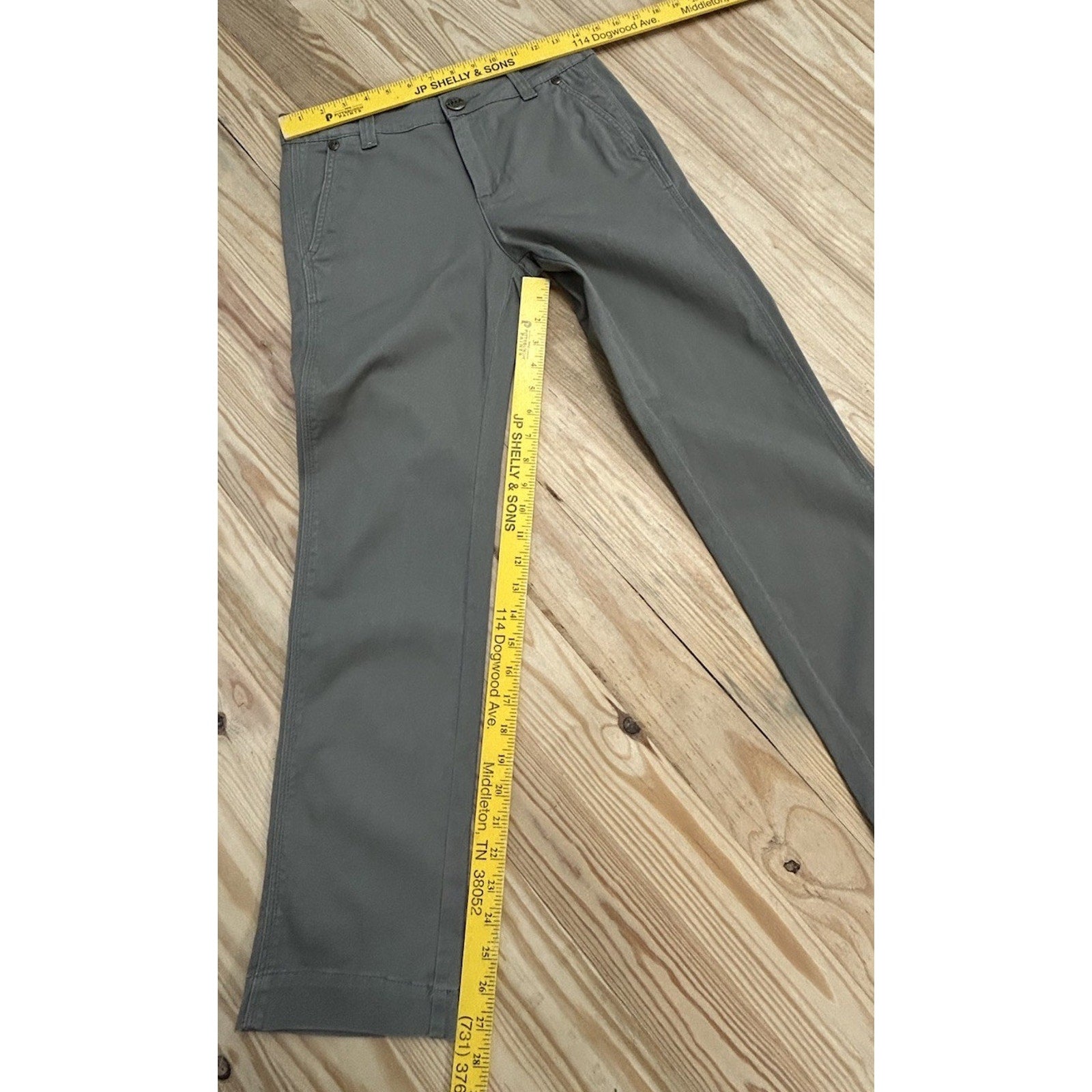 V CHRISTINA Sage Green 4-Pocket Jeans Stretch Sage Green Size 2 EUC.