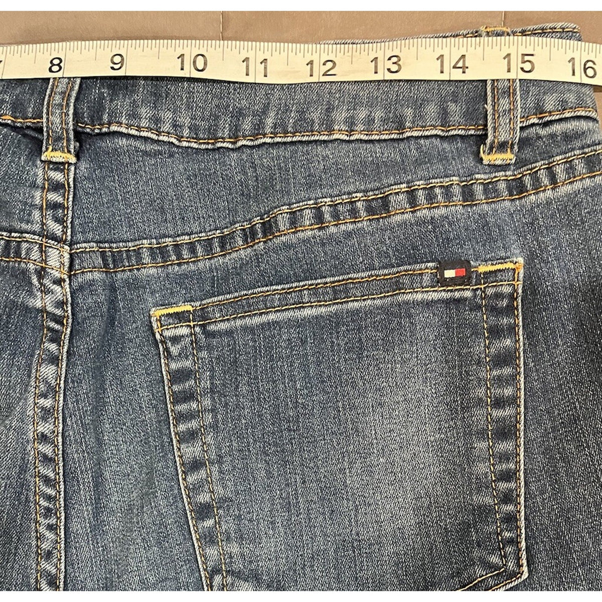 Tommy Hilfiger Jeans Women Size 5 Blue Luy Luy Stretch Skinny Jeans 32x30