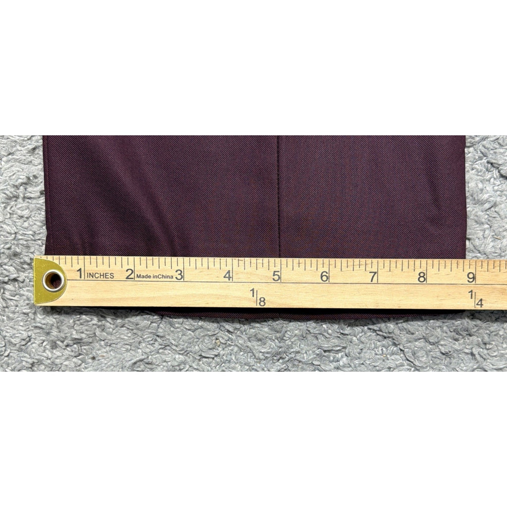 Express Pants Womens Size 10R Columnist Boot Stretch Mid Rise Wine Red