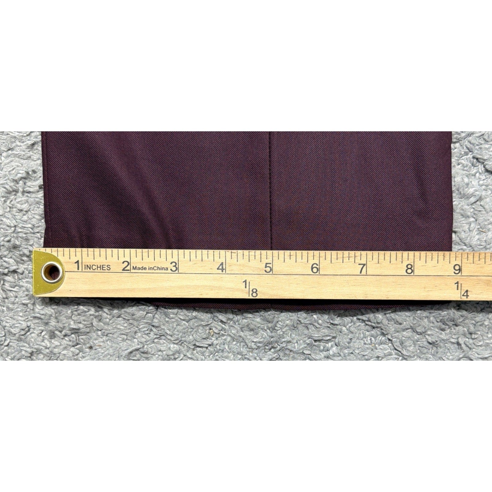 Express Pants Womens Size 10R Columnist Boot Stretch Mid Rise Wine Red