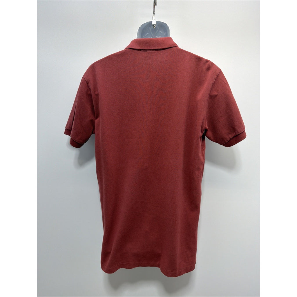 Vintage Polo Ralph Lauren Mens Size Medium M Red Cotton Blue Logo