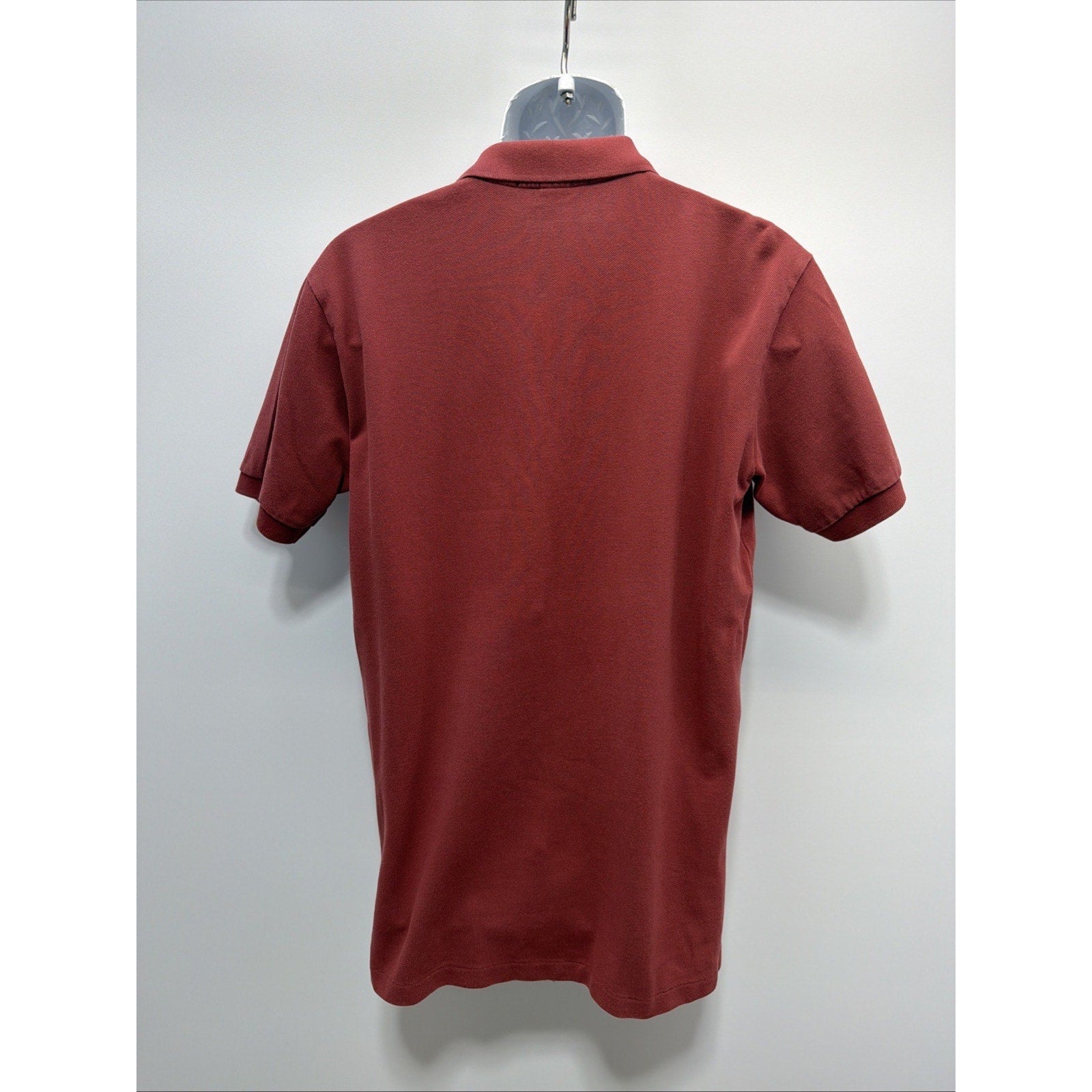 Vintage Polo Ralph Lauren Mens Size Medium M Red Cotton Blue Logo