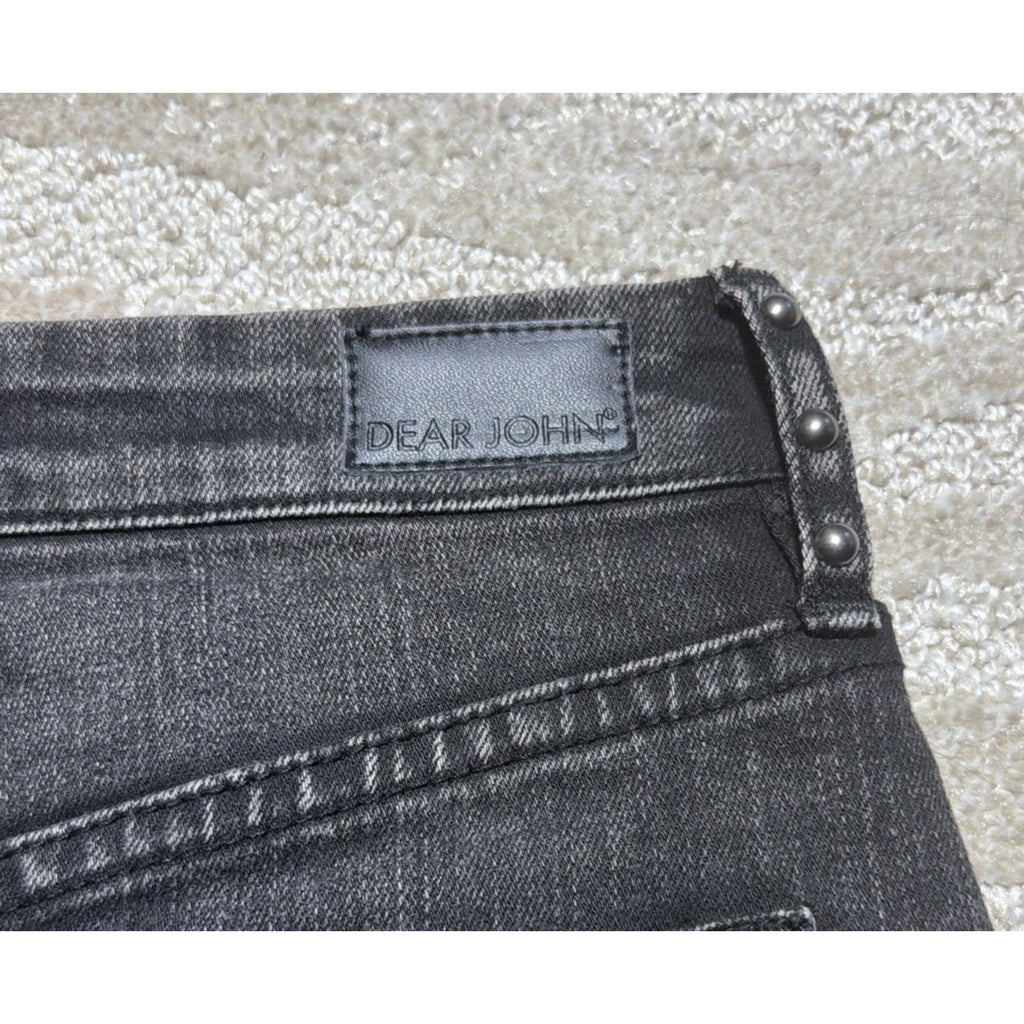 Women’s Dear John Kaylee Studded 5 Pockets Mini Skirt size 26 Stretch
