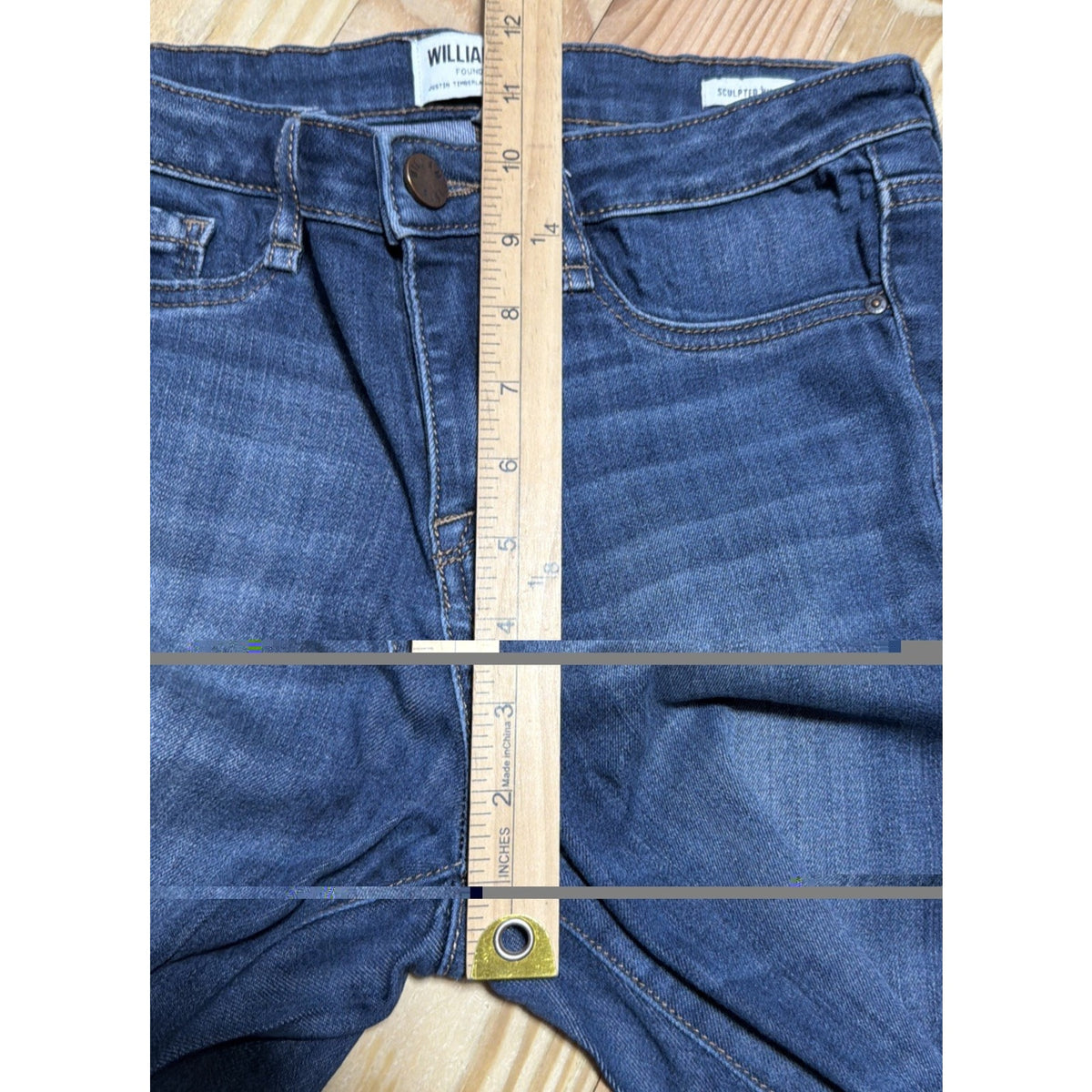 William Rast Women's Sculpted High Rise Skinny Jean Size 26