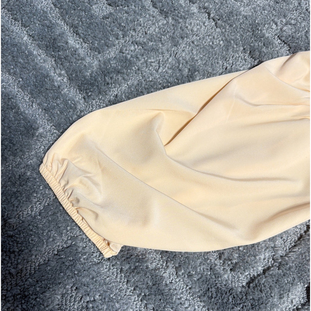 Cato Women's Floral Top Plus Size Large Off Shoulder 3/4 Balloon Sleeve