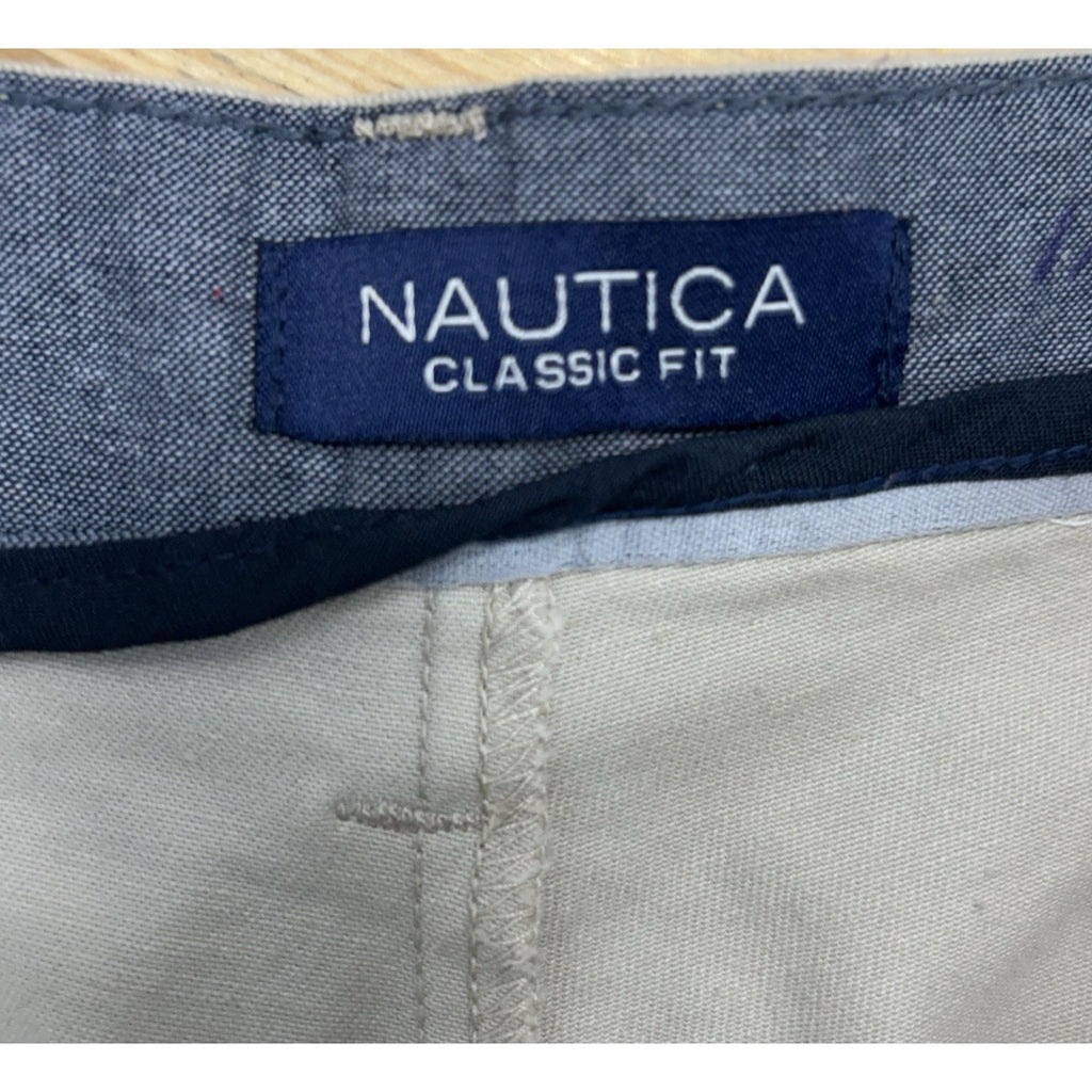 Nautica Flex Shorts Mens 34 Flat Front Classic Fit Clipper Short NWT.