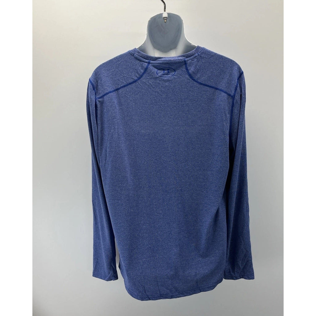 Under Armour Men's Threadborne Blend Crew Neck XL Fitted Heatgear LS Shirt