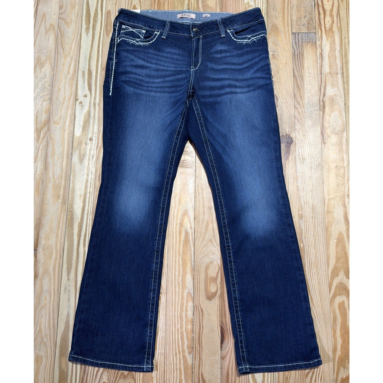 Ariat R.E.A.L. Jeans Womens 18WL Marine Mid Rise Entwined Bootcut NWT 10017510