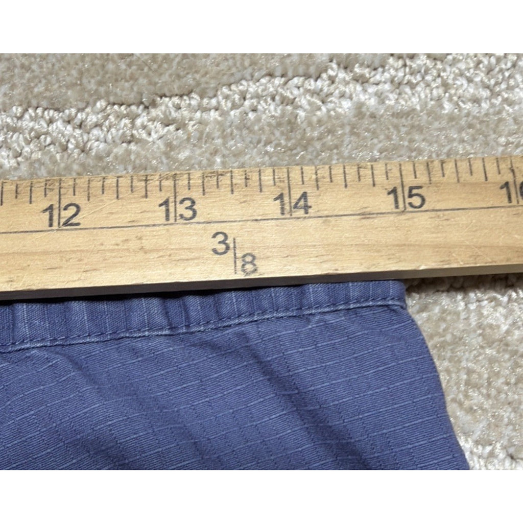 LL Bean Womens Size 8 Pet Blue High Rise Utility Hiking Outdoor Coolmax Pants