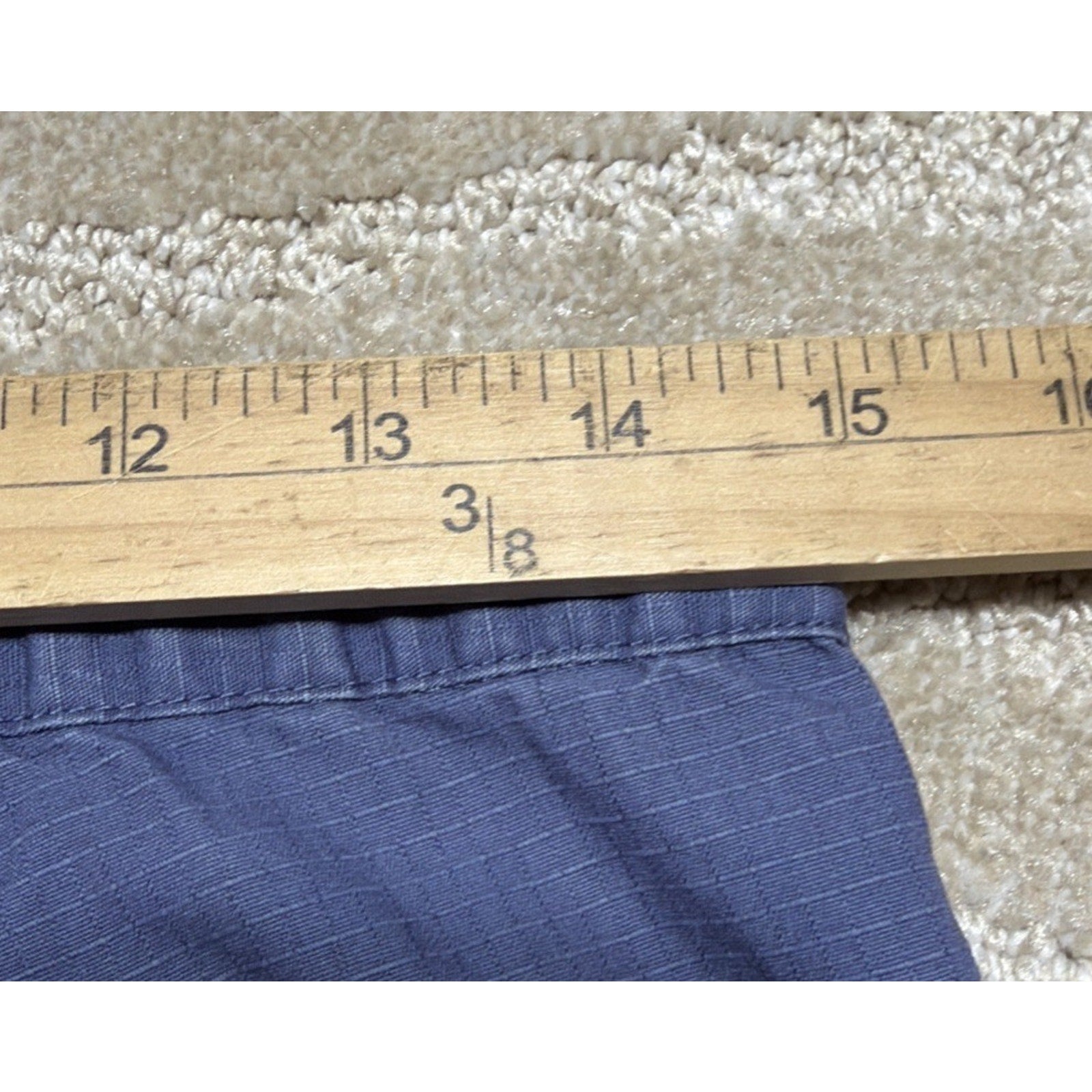 LL Bean Womens Size 8 Pet Blue High Rise Utility Hiking Outdoor Coolmax Pants