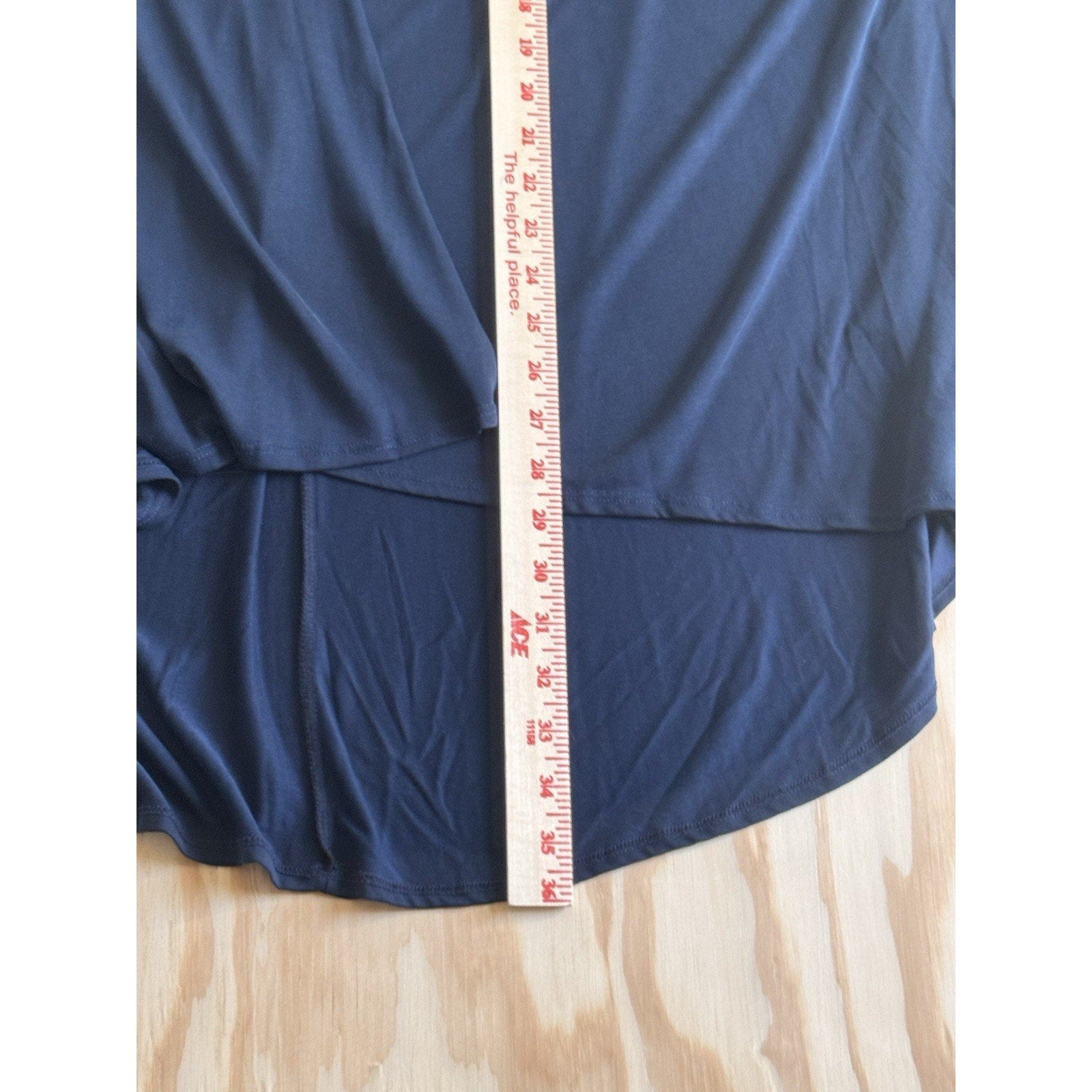 I jOAH Navy Short Sleeve Open Front Kimono Cardigan Small Oversized Small NWT
