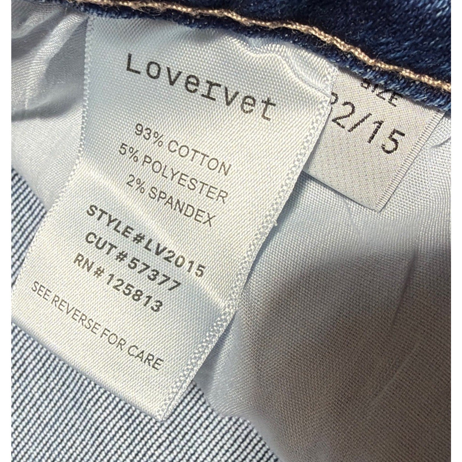Lovervet By Vervet Jeans Women’s 32/15 Bootcut Med Wash NWT Stretch