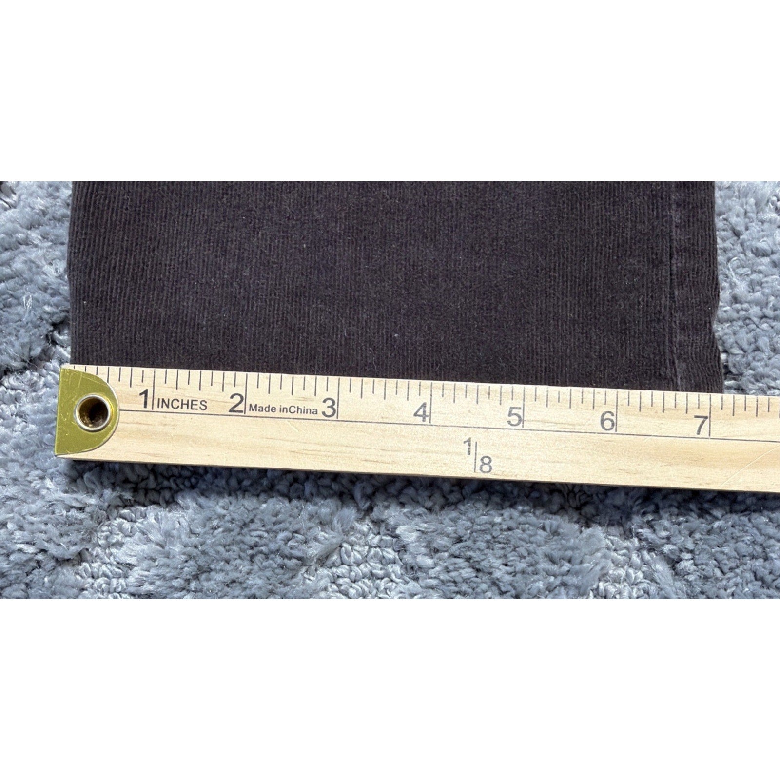 Jones New York Sutton Straight Corduroy Women’s Size 8 Brown Slimming Pants