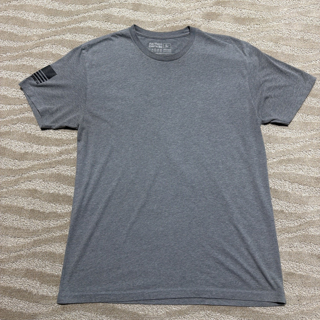 Patriot Crew USA American Military Flag Patriotic T-Shirt Size Large