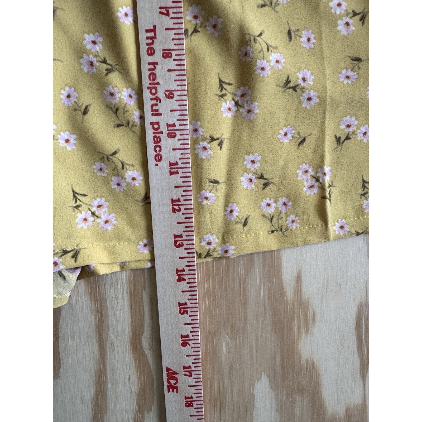 NWT Lily Rose Yellow Floral Smocked Halter Romper Juniors' Size Small Summer