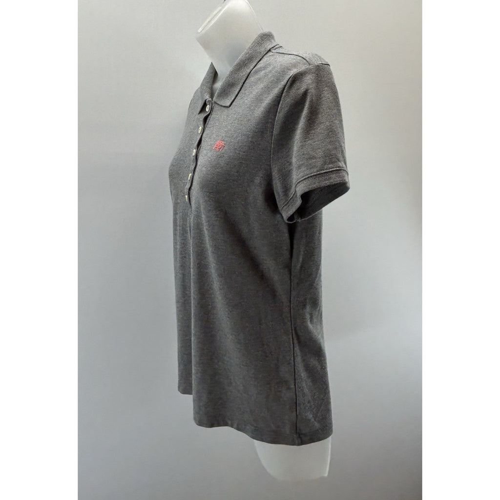 Aeropostale Tank Top Gray Junior Sz Large With Pink Embroidery.