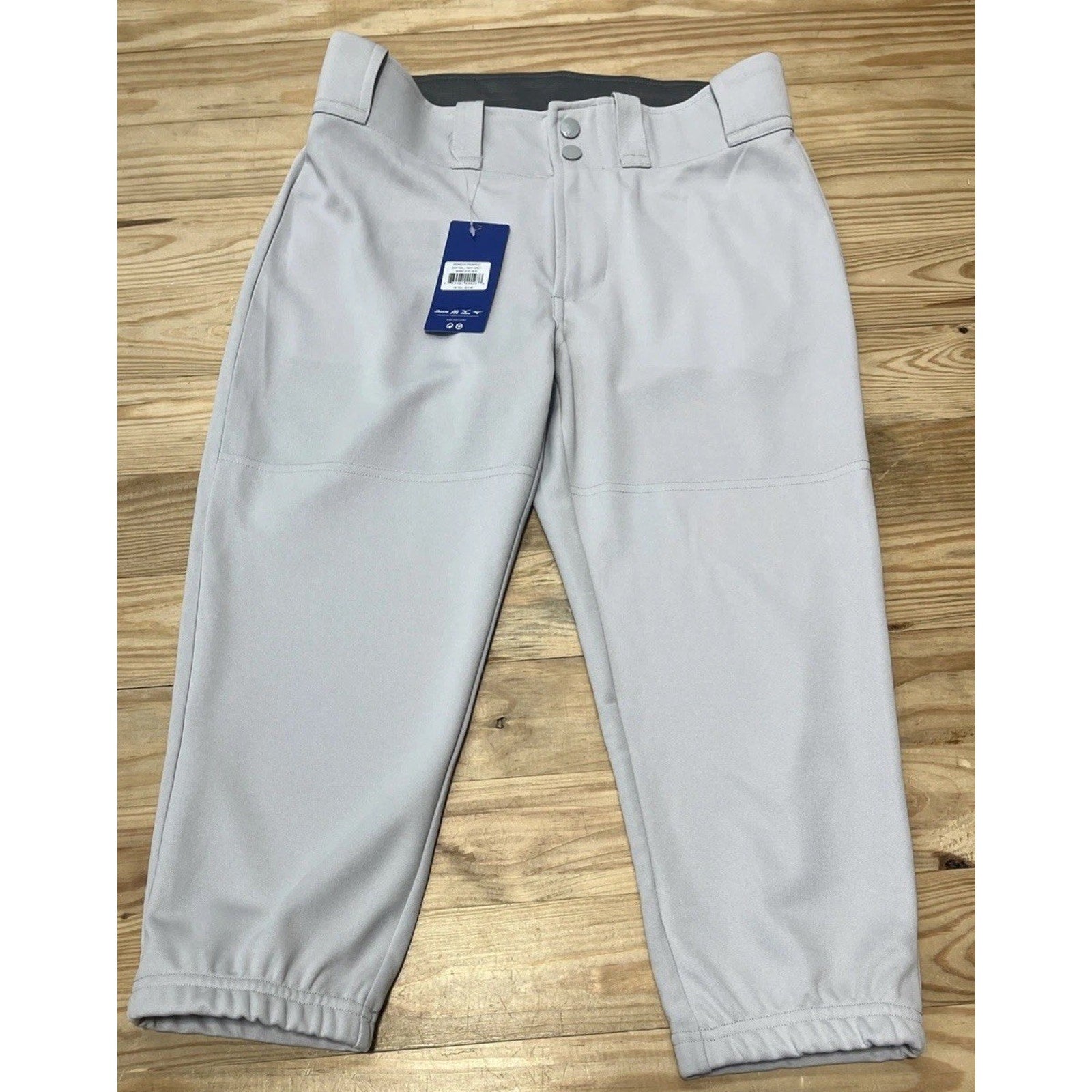 Mizuno Women's Softball Prospect Pants Grey Woman Medium NWT