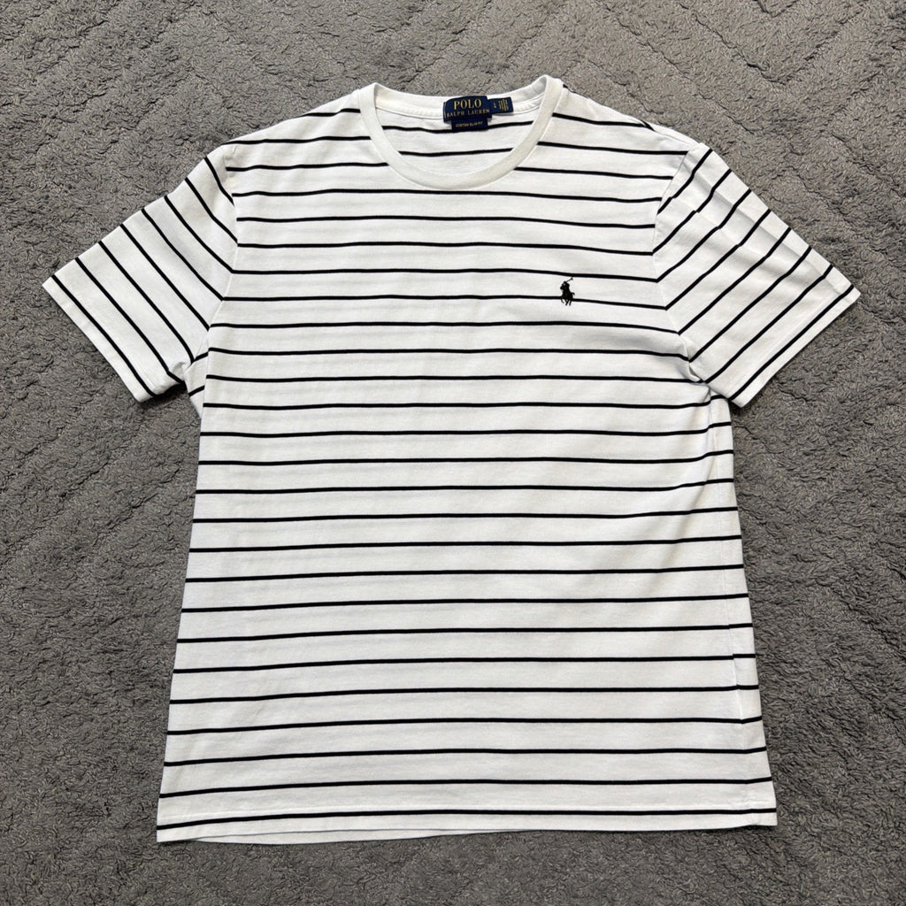 Polo Ralph Lauren Custom Slim Fit Striped Soft Cotton Shirt Mens Large