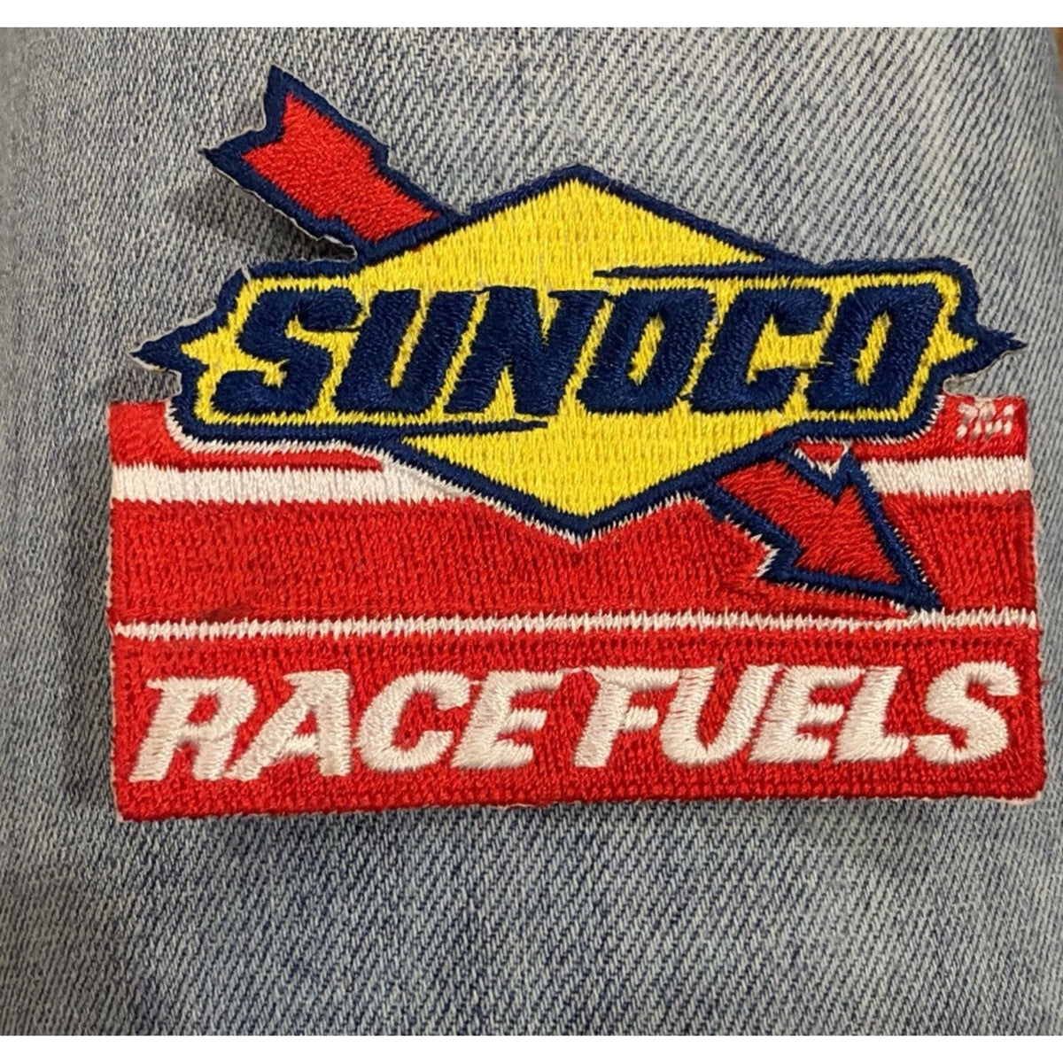 Vintage Sunoco Race Fuels Embroidered Patch Petroleum
