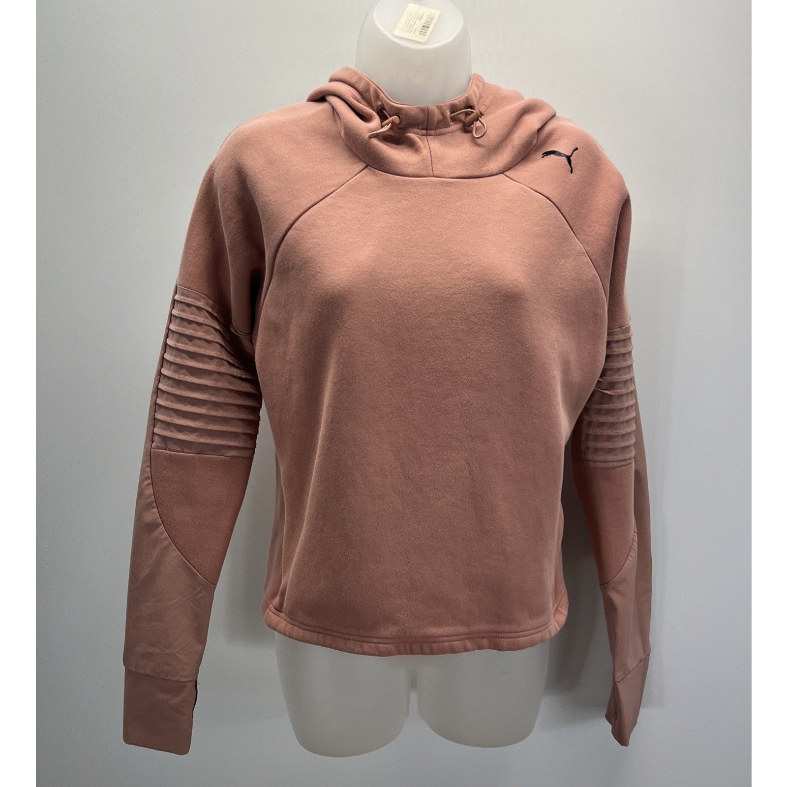 Puma Women's Pullover Hoodie Dry Cell Evostripe Coral S