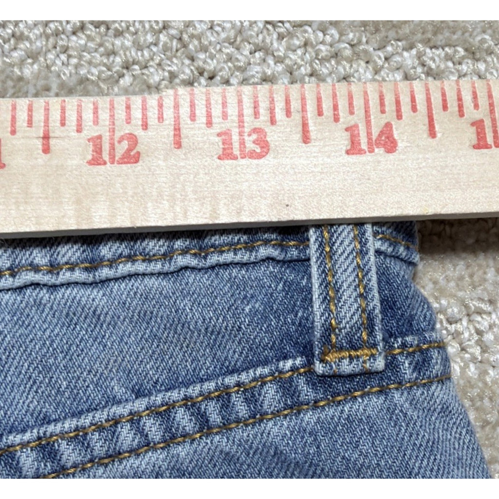 Altar’d State Shorts Womens S Distressed Blue Jean Raw Hem Stretch 28x3