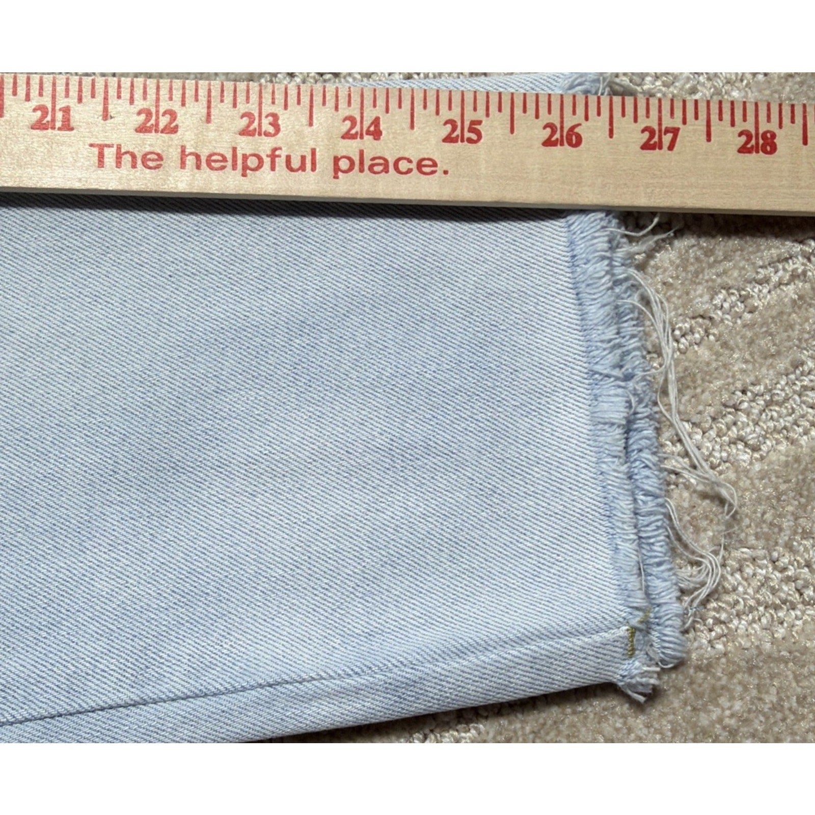 English Factory 23 High Rise Straight Distressed Cropped Women’s Jeans