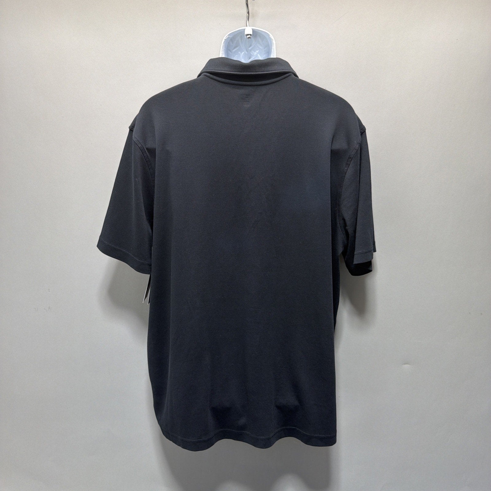 14th & Union Nordstrom Black Men’s Interlock Short Sleeve Polo Shirt 2XL NWT
