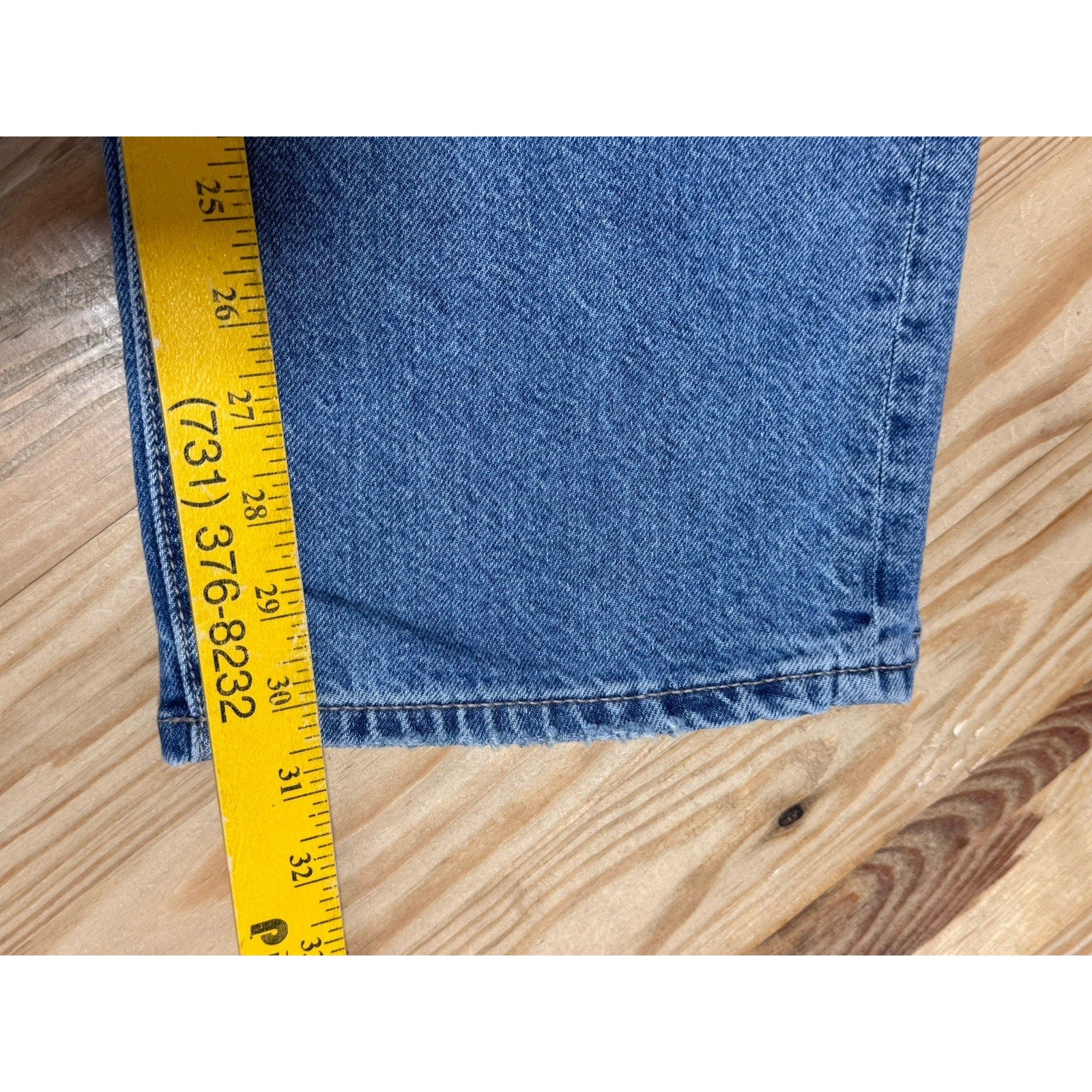 AG-ED Denim Ex-Boyfriend Slouchy Slim Mid-Rise Jeans Women’s Size 6 32X30 NWT