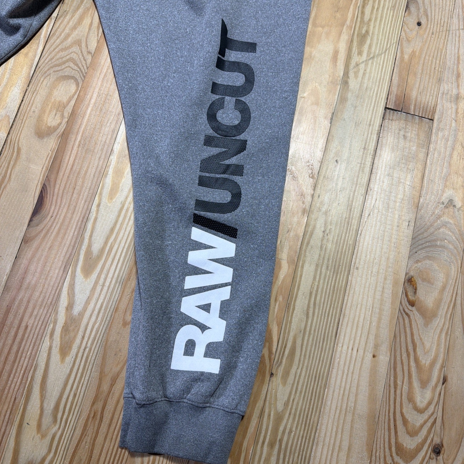 Ecko Unltd. Fleece Jogger Mens 5XL Gray Raw Uncut Logo Sweatpant Activewear