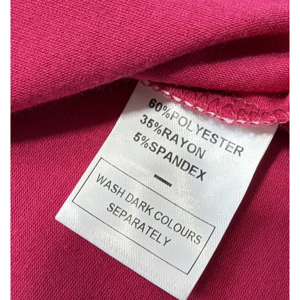 Xieerduo Pink Short Sleeve V Neck T Shirt Women’s Size Medium NWT