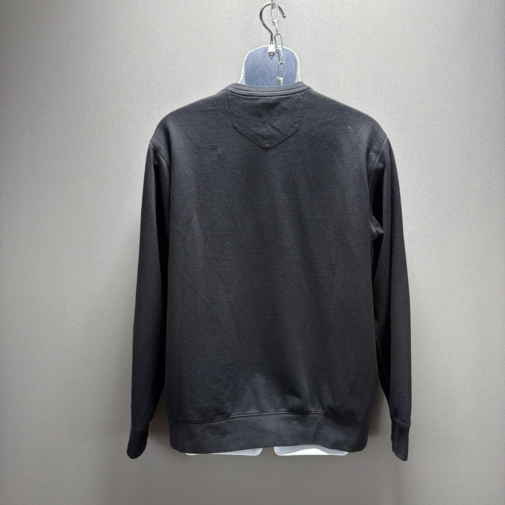 Eddie Bauer Men's Black Crew Neck Pullover Long Sleeve Casual Active Sweater L