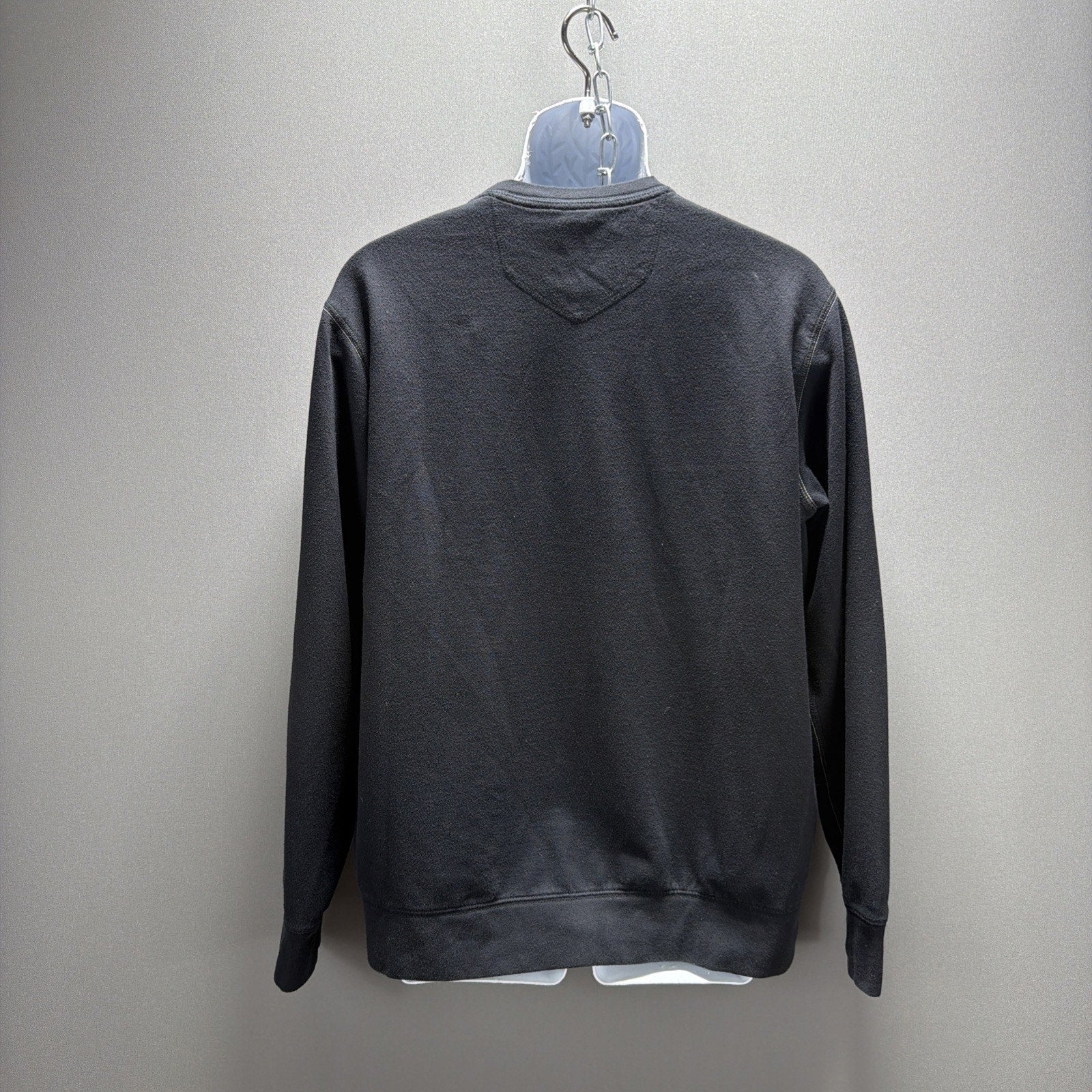Eddie Bauer Men's Black Crew Neck Pullover Long Sleeve Casual Active Sweater L