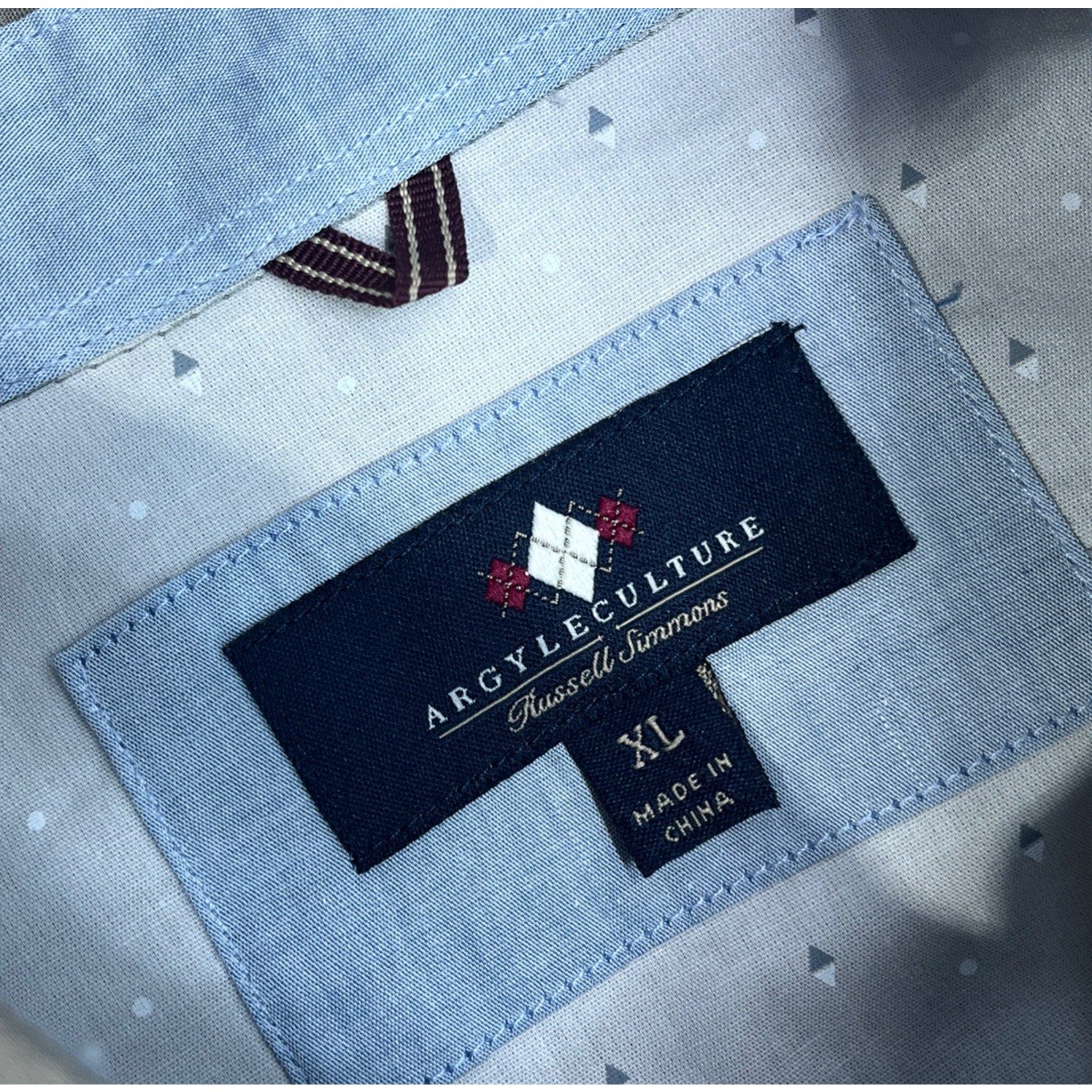 Argyleculture By Russel Simmons Short Sleeve Button Up Shirt