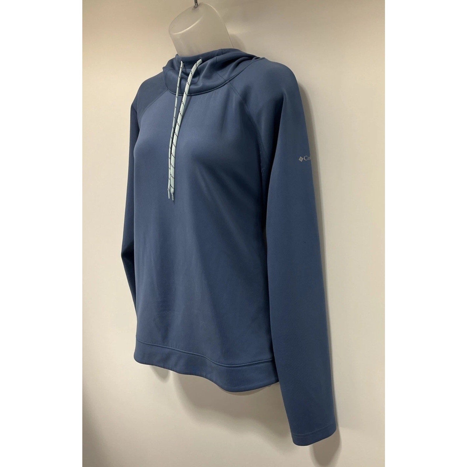 Columbia Women's Omni Wick Advanced Evaporation Long Sleeve Blue Hoodie XL