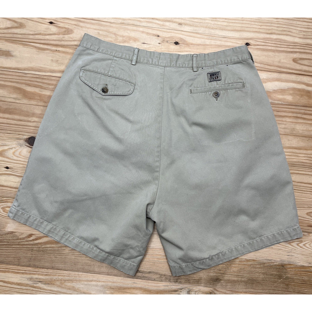 Gant Men's Waist Size 38 Quality Comfortable Wear Khakis Casual Shorts Pleated