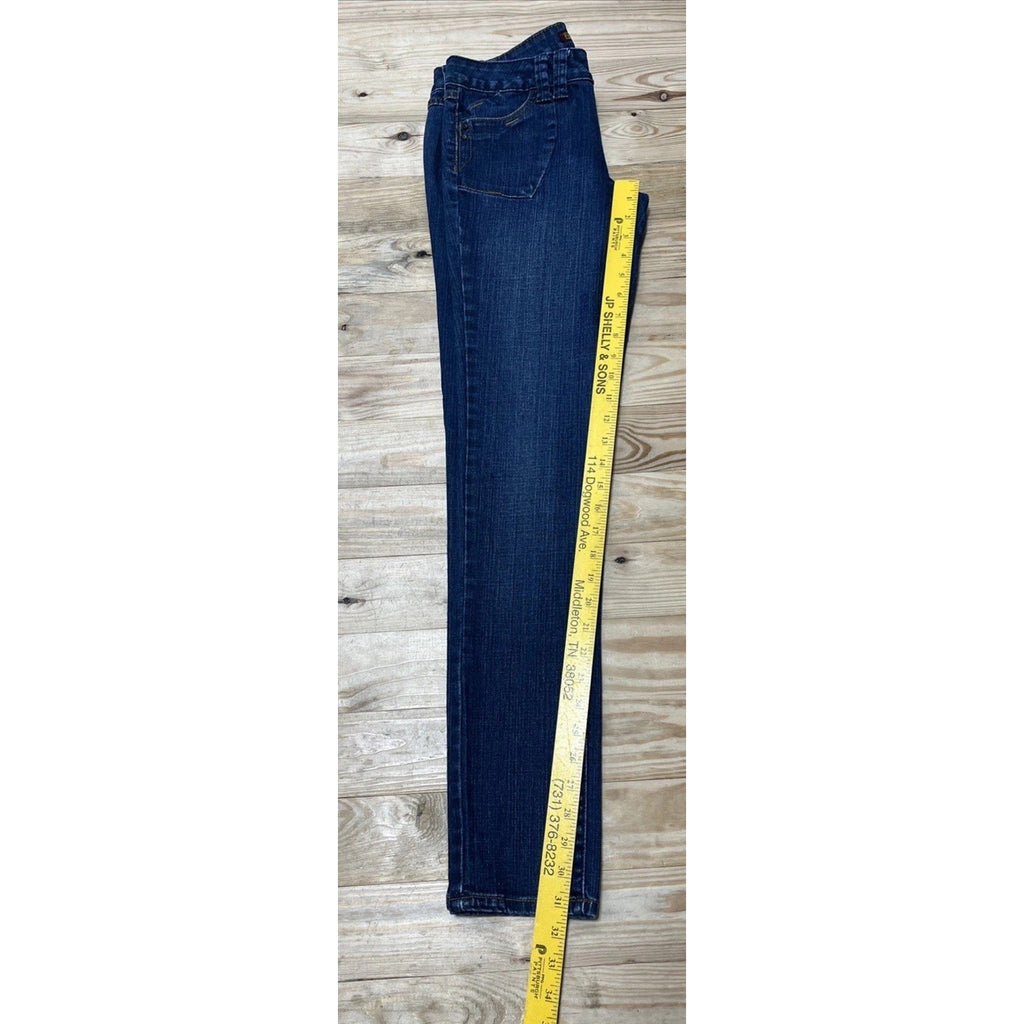 Zd Premium Jeans Skinny Leg Size 5 Medium Wash Juniors Womens