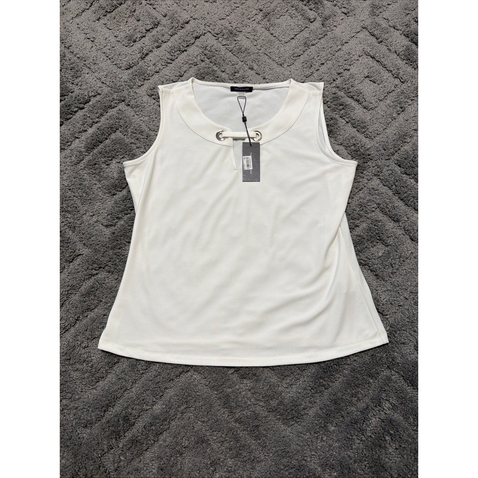 womens tommy hilfiger ivy sleeveless knit top Size XL New