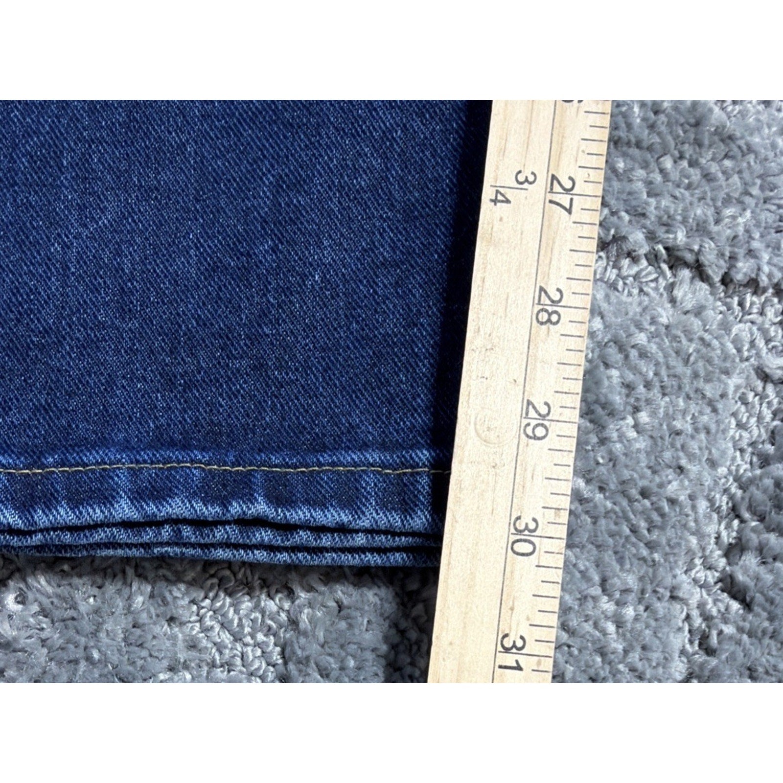 Wrangler Blues Womens Relaxed Fit Denim Blue Jeans Tapered Leg Size 12x30 New