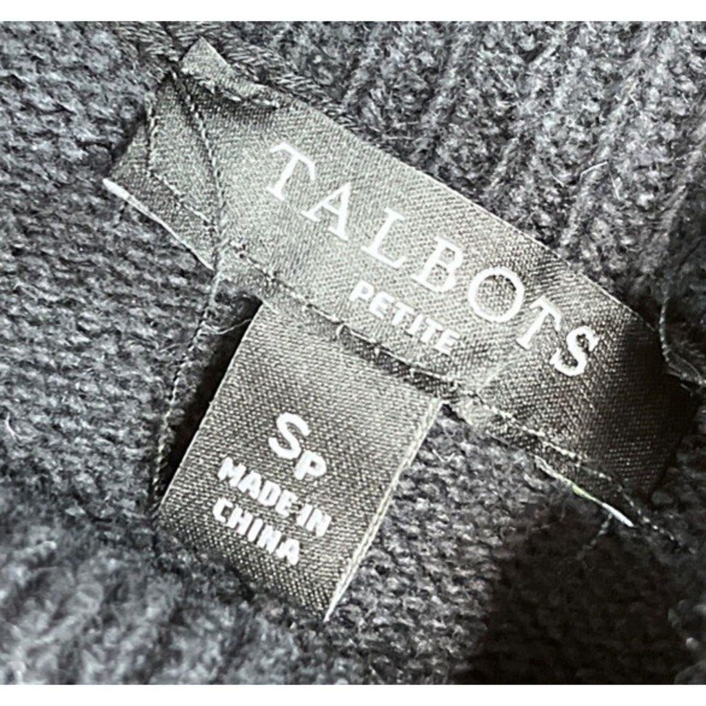 Talbots Merino Wool Cotton Festival Turtle Neck Sweater