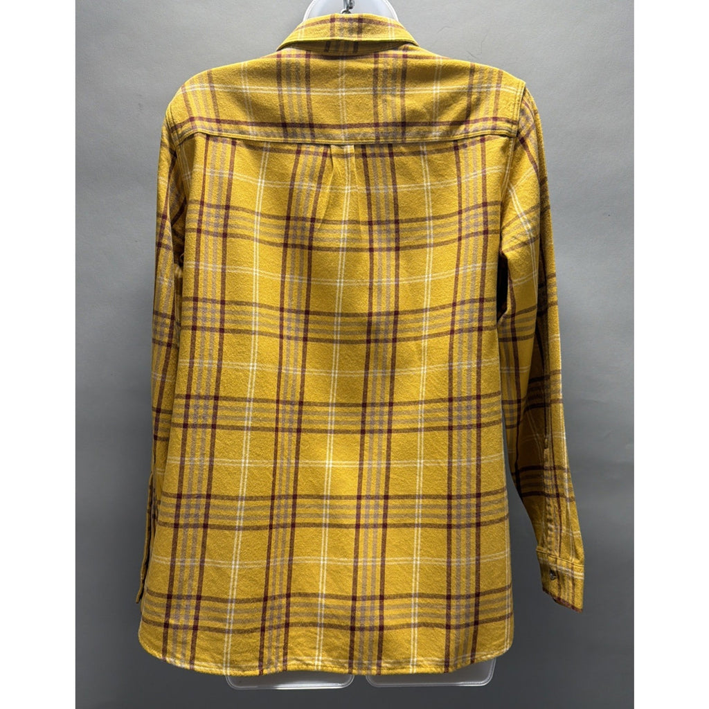 Eddie Bauer Shirt Womens PL Outdoor Top Long Sleeve Button Up Flannel Western