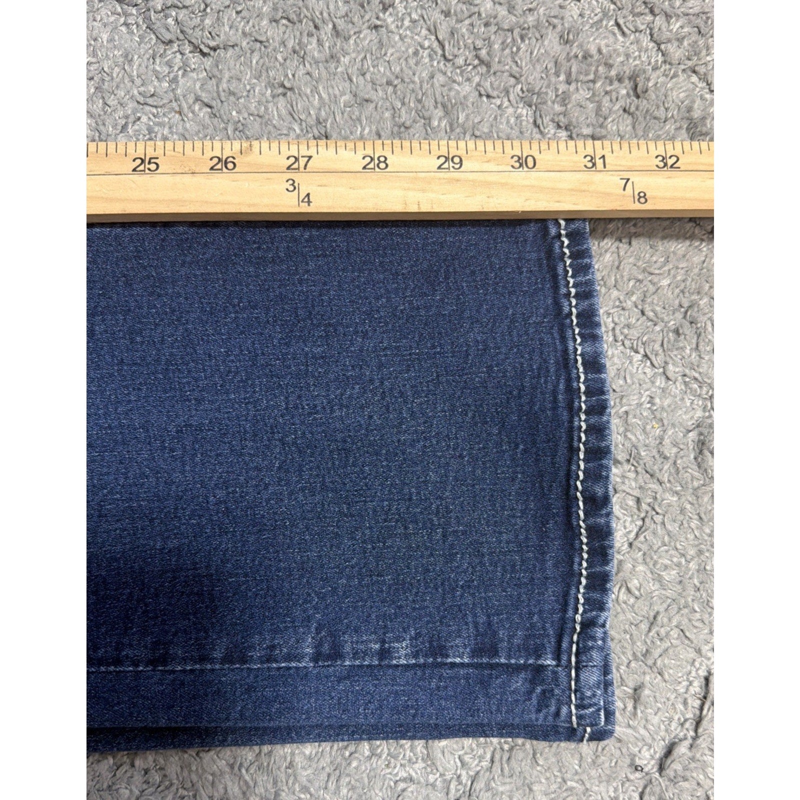 Women's Vigoss Slim Boot Heritage Fit Flap Denim Jeans Western 8/33x31