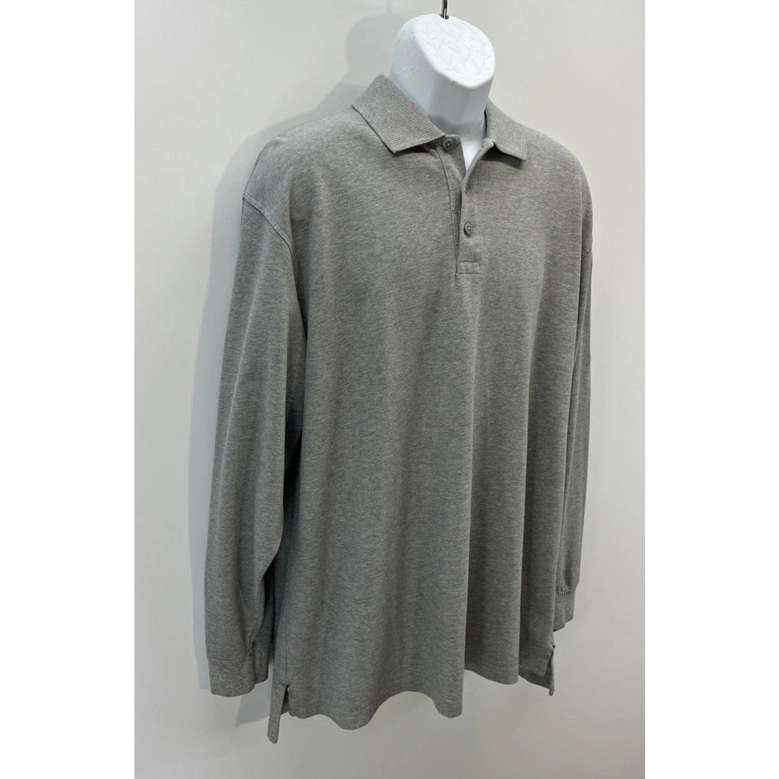 5.11 Tactical Polo Shirt Mens L Series Work Wear Heavy Casual Adult Grey Cotton