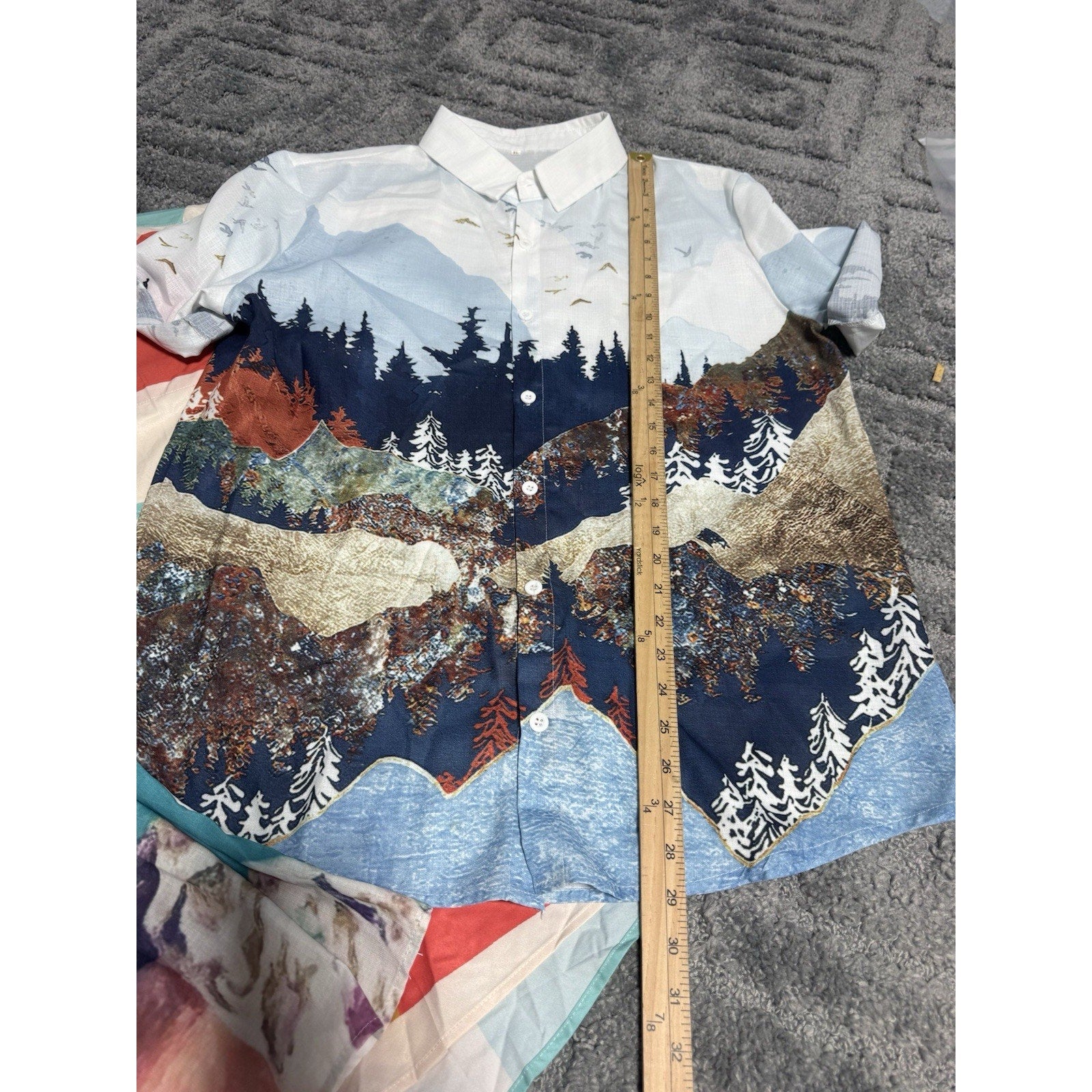 Shirt Size Xl Men Hawaiian 50’s Style Button Down Bowling Shirt 3 Shirt Bundle