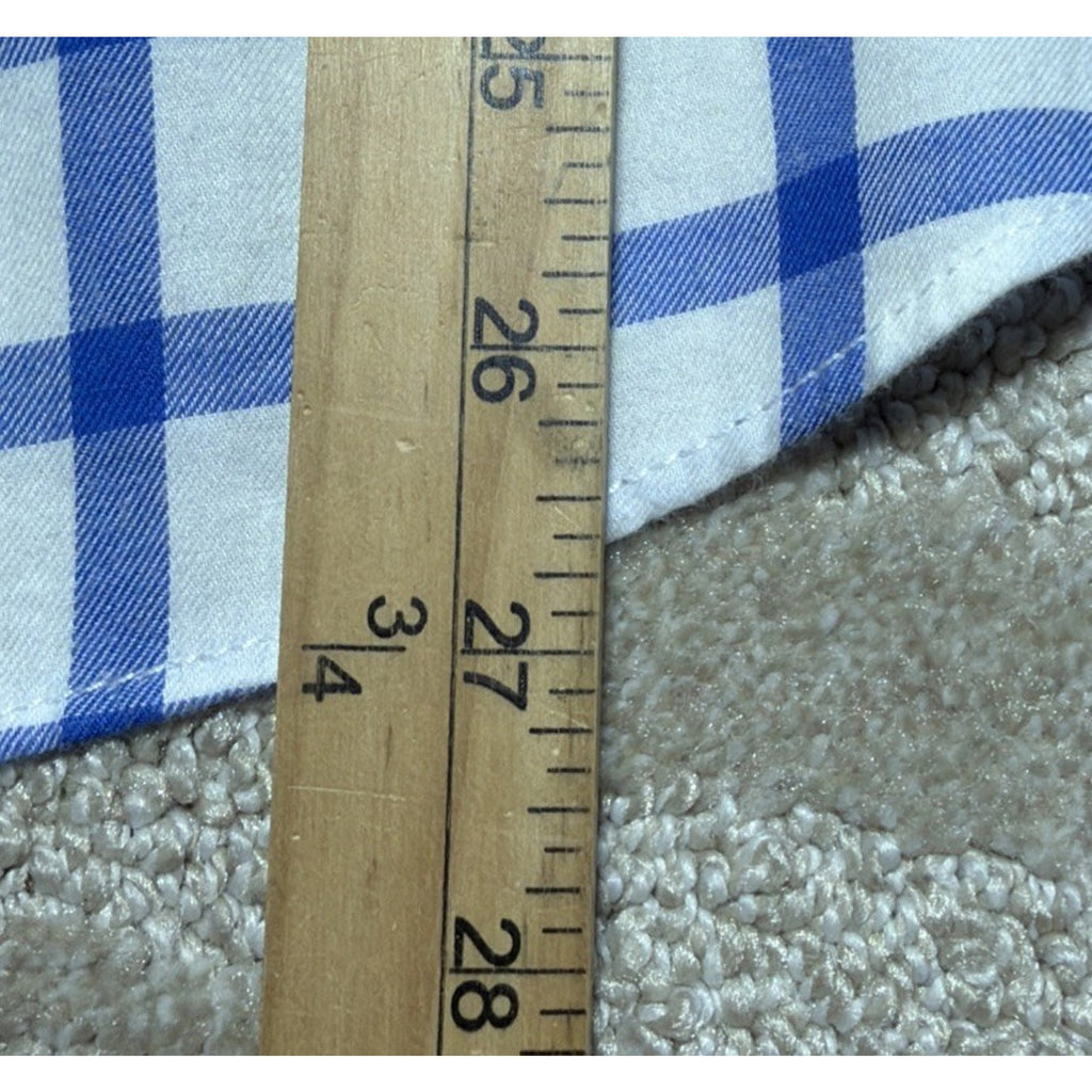 J. Crew Women’s Small Blue Check Plaid Lightweight Flannel NWT