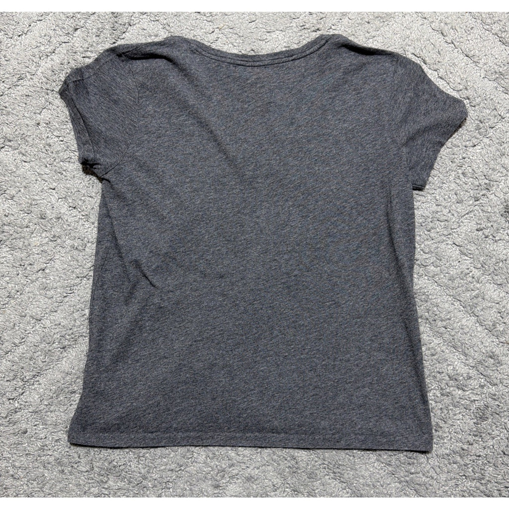Polo Ralph Lauren T Shirt Womens Size M Gray Casual Short Sleeve Ladies