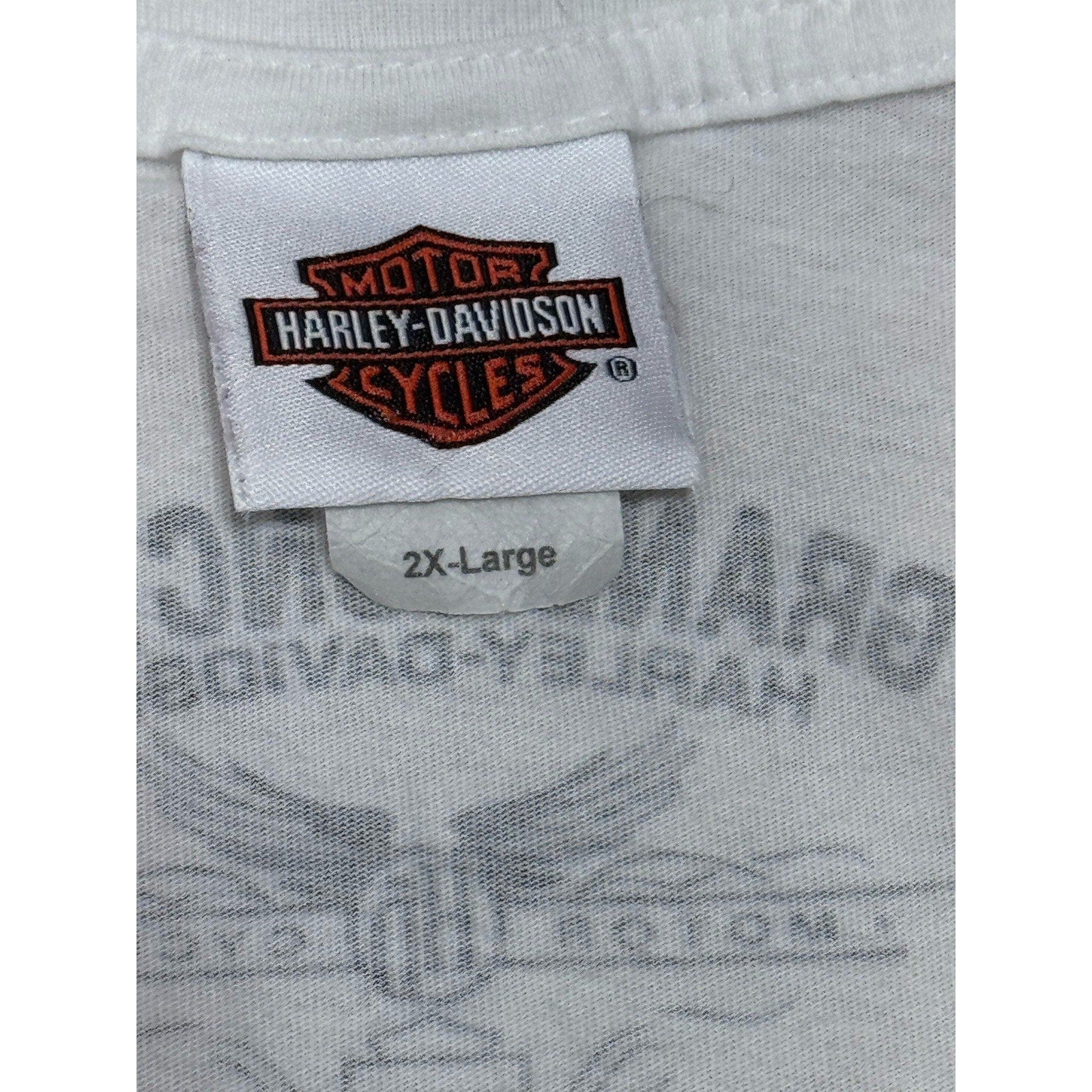 Grand Junction Harley Davidson T-Shirt White Women’s Size 2XL
