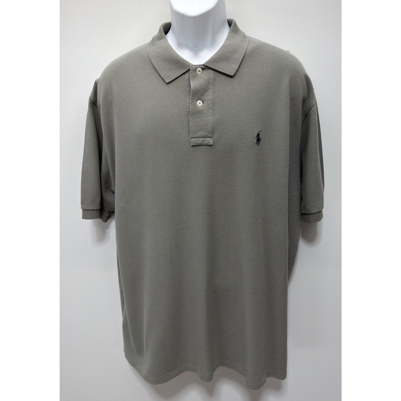 Ralph Lauren Polo Shirt XXL Dark Stone Short Sleeved Preppy