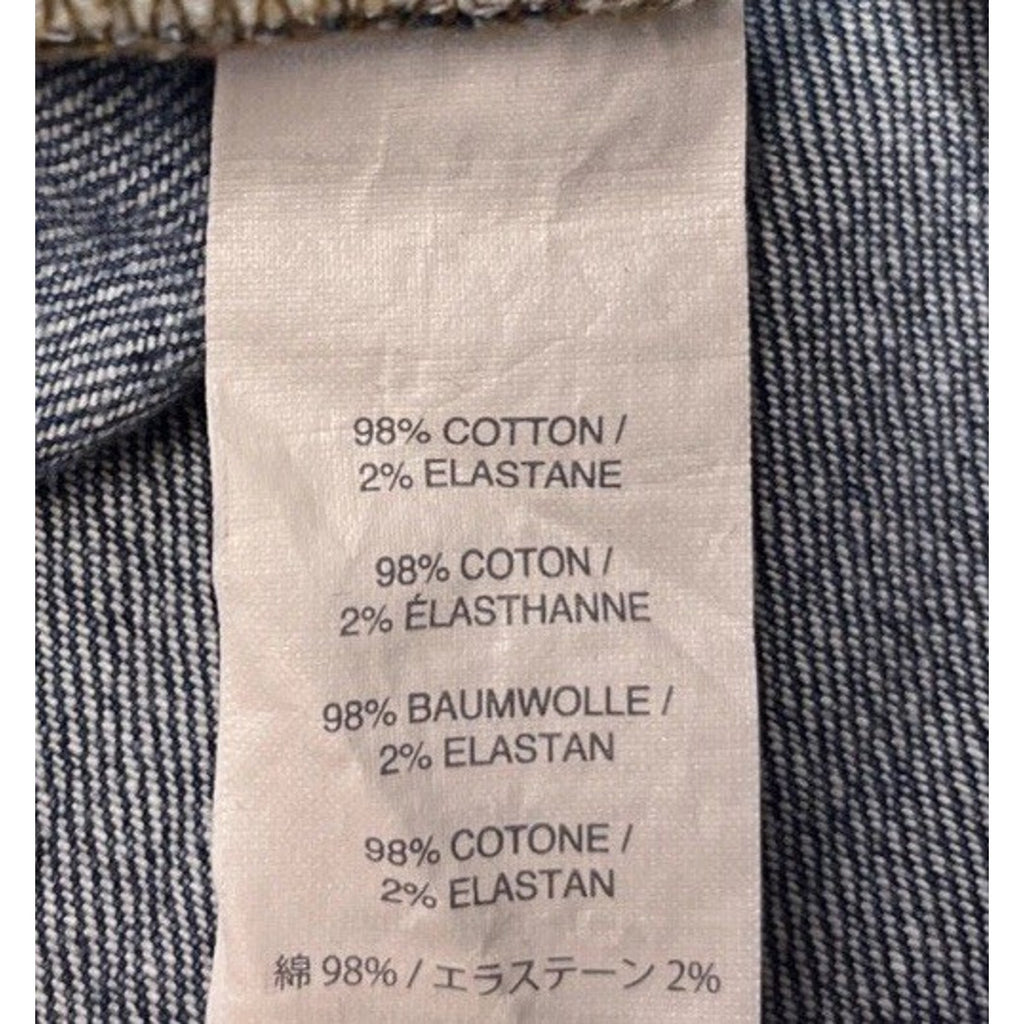 J. Crew Reid Straight Leg Whiskered Soft Stretch Denim Selvedge Jeans Size 30